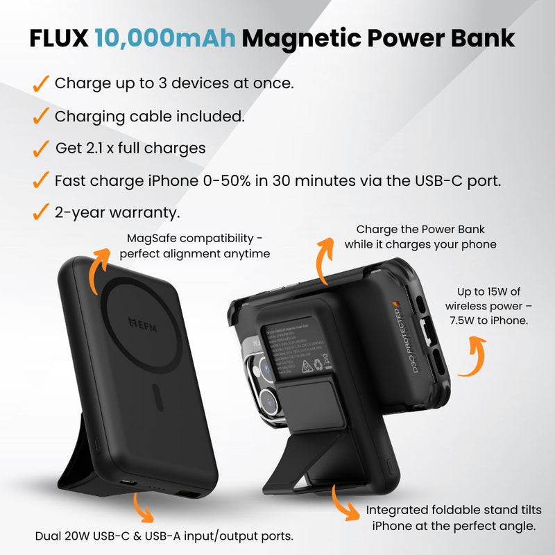 FLUX 10,000mAh Magnetic Power Bank
