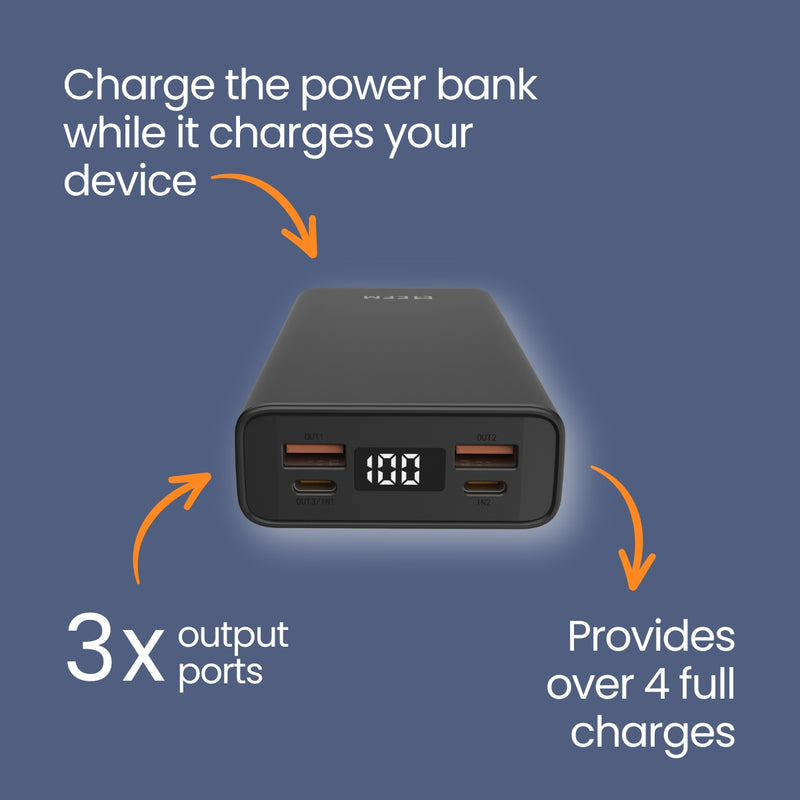 Digital Power Bank 20,000mAh