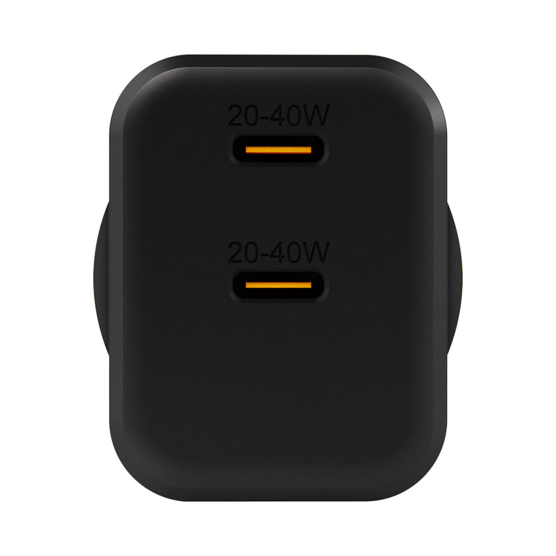 EFM ECO 40W Dual Port Wall Charger  - EFPW40U932BLA-3