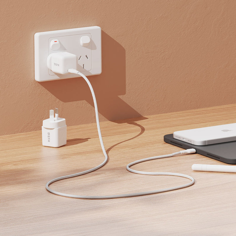 EFM ECO 30W GaN Wall Charger Twin Pack - EFPT30U933WHI-3