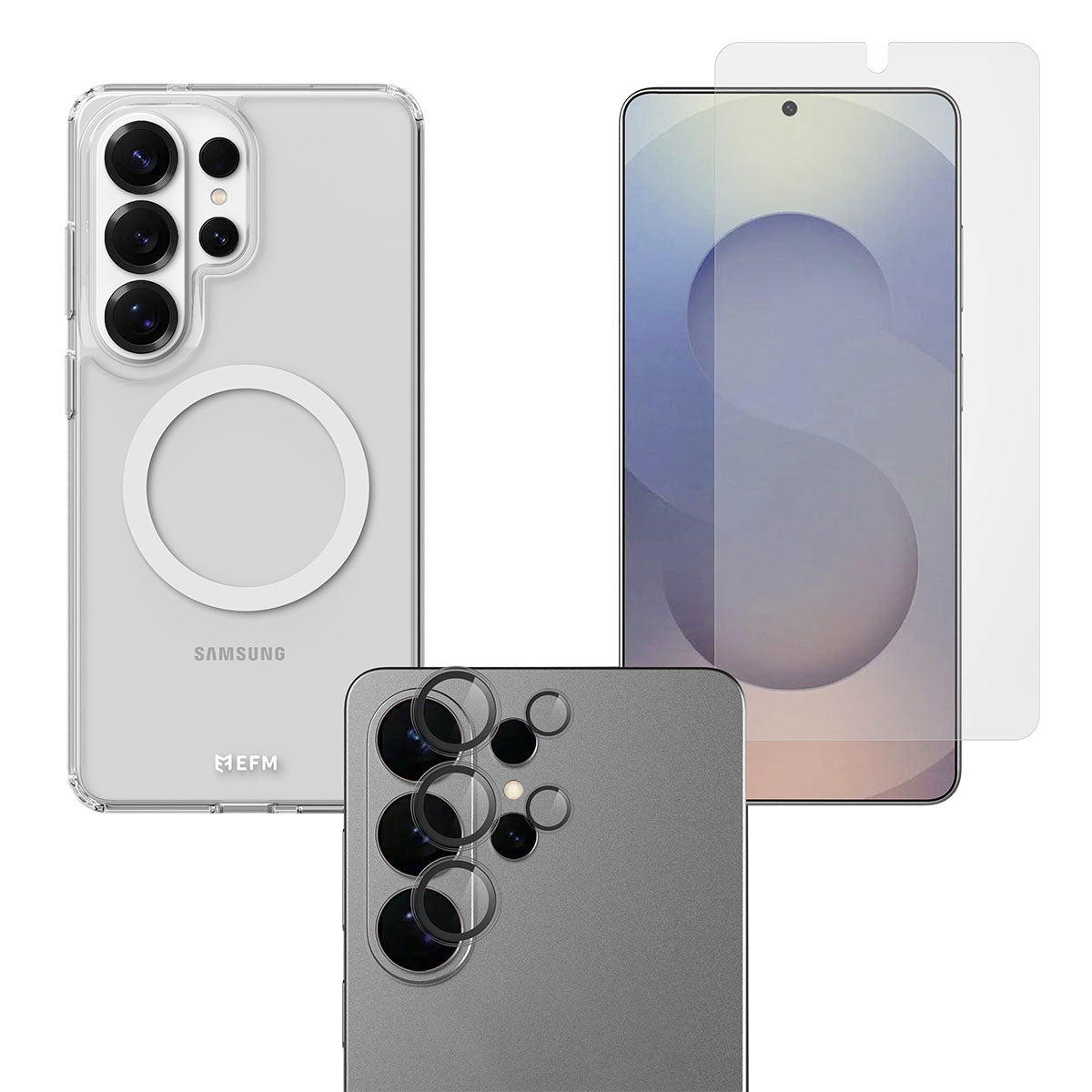 EFM 3-in-1 Case, Screen Armour and Camera Lens Armour Bundle - EFCSG300BUNDLE-1