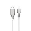 EFM USB-A to USB-C Essential Power Cable - With Aramid Fibre Reinforcement 2M - White