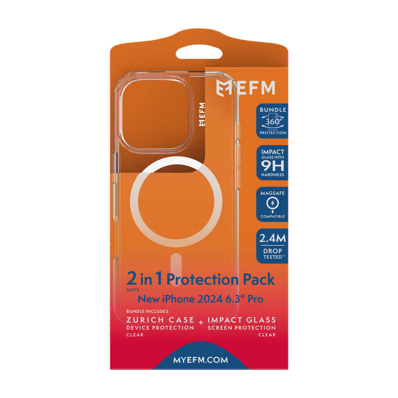 2-in-1 Case & Screen Armour Bundle - iPhone 16 Pro