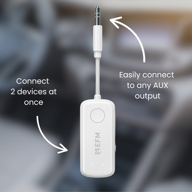 EFM Bluetooth Audio Adaptor - With Universal Wireless Compatibility