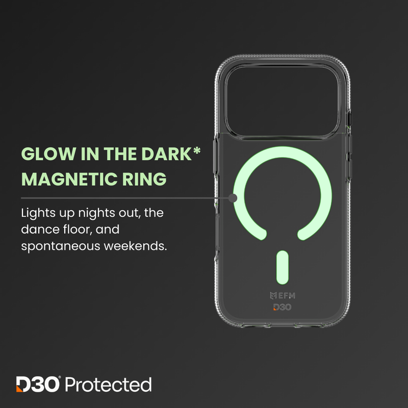 Ibiza Case with Glow In The Dark Ring - iPhone 17 Pro Max