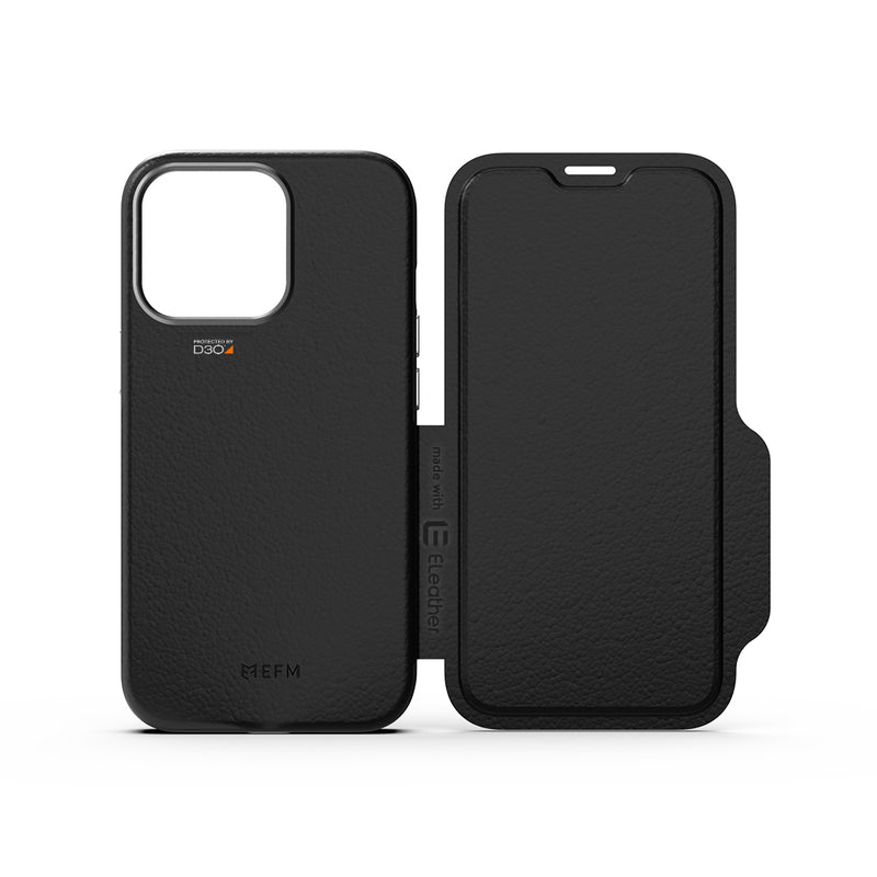 EFM Monaco Leather Wallet Case Armour with D3O 5G Signal Plus - EFCFLAE194BSG-2