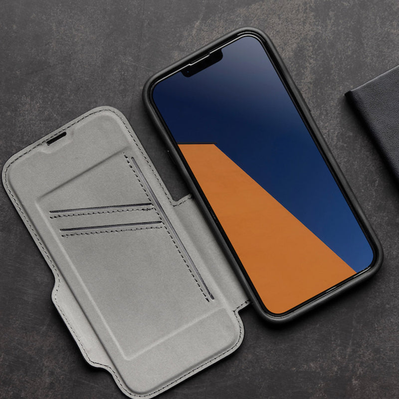 EFM Monaco Leather Wallet Case Armour with D3O 5G Signal Plus - EFCFLAE194BSG-12