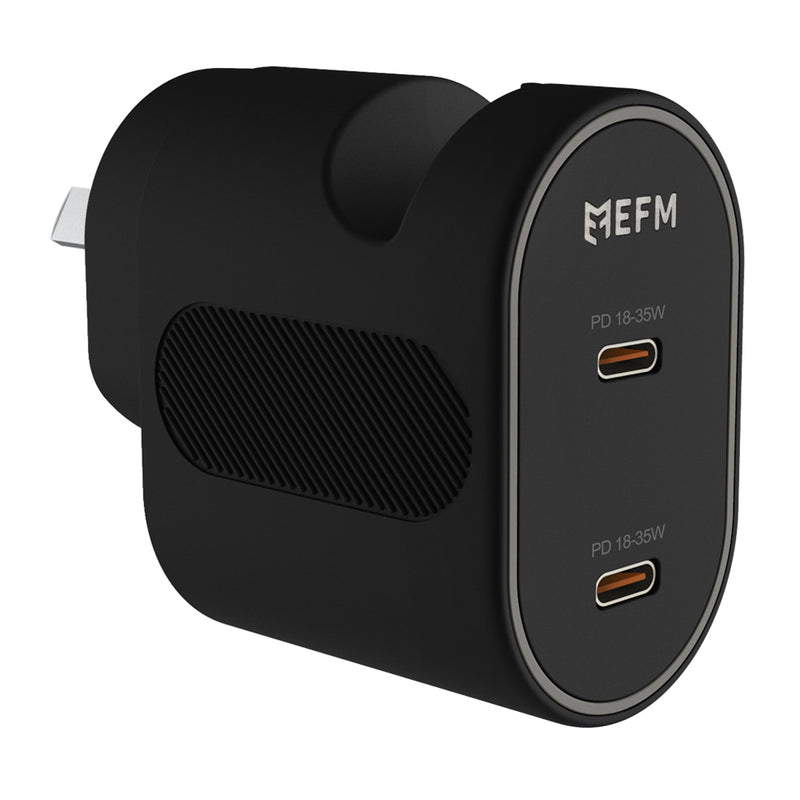 EFM 35W Dual Port Wall Charge - EFPW35U932BLA-1