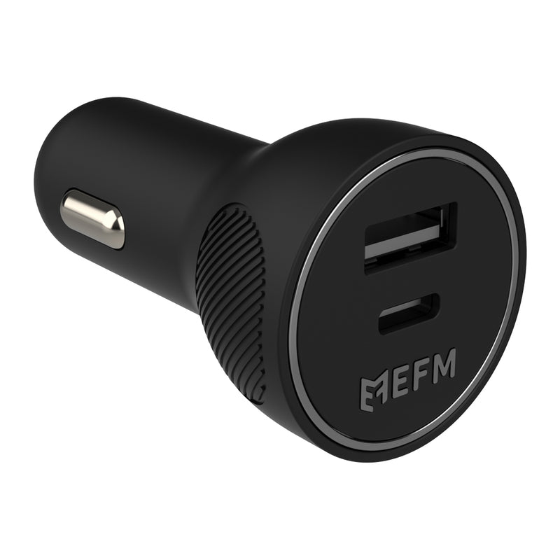 EFM 30W Dual Port Car Charger - EFP30WU932BLA-1