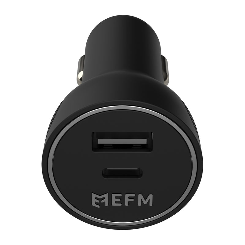 EFM 30W Dual Port Car Charger - EFP30WU932BLA-2