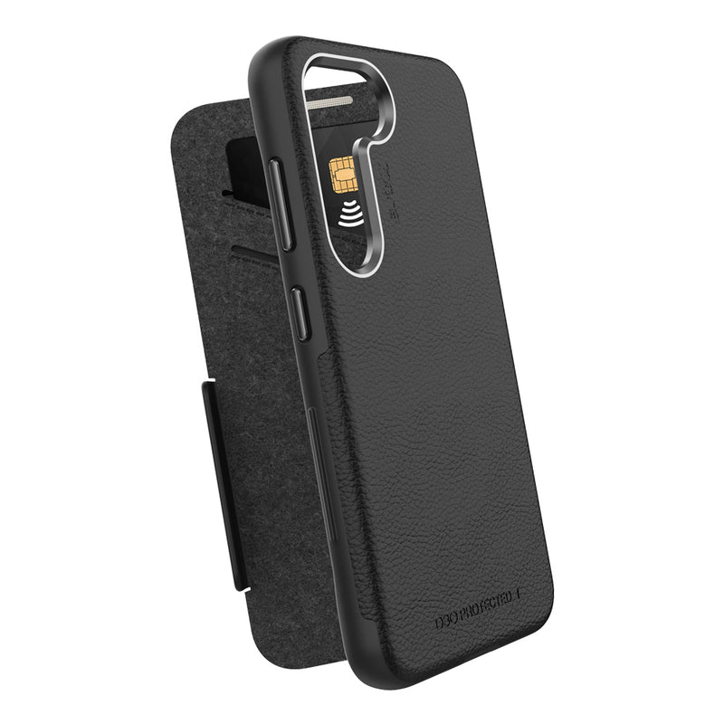 EFM Monaco Case Armour with ELeather and D3O 5G Signal Plus Technology - EFCFLAE283BLA-8