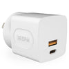 EFM 30W Dual Port Wall Charger - EFPW30U935WHI-1