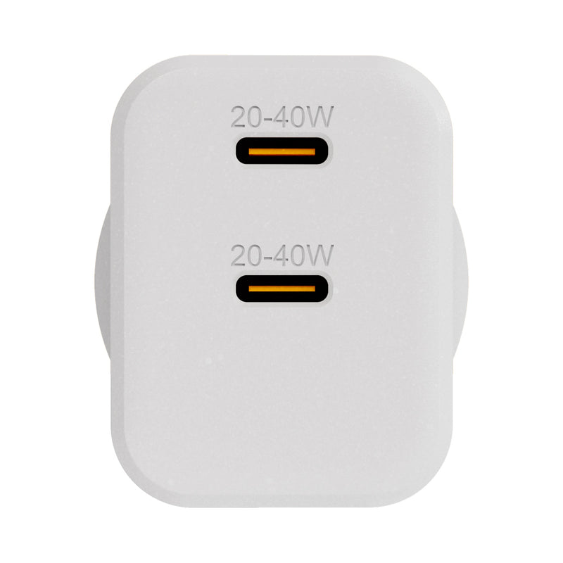 EFM ECO 40W Dual Port Wall Charger - EFPW40U932WHI-3