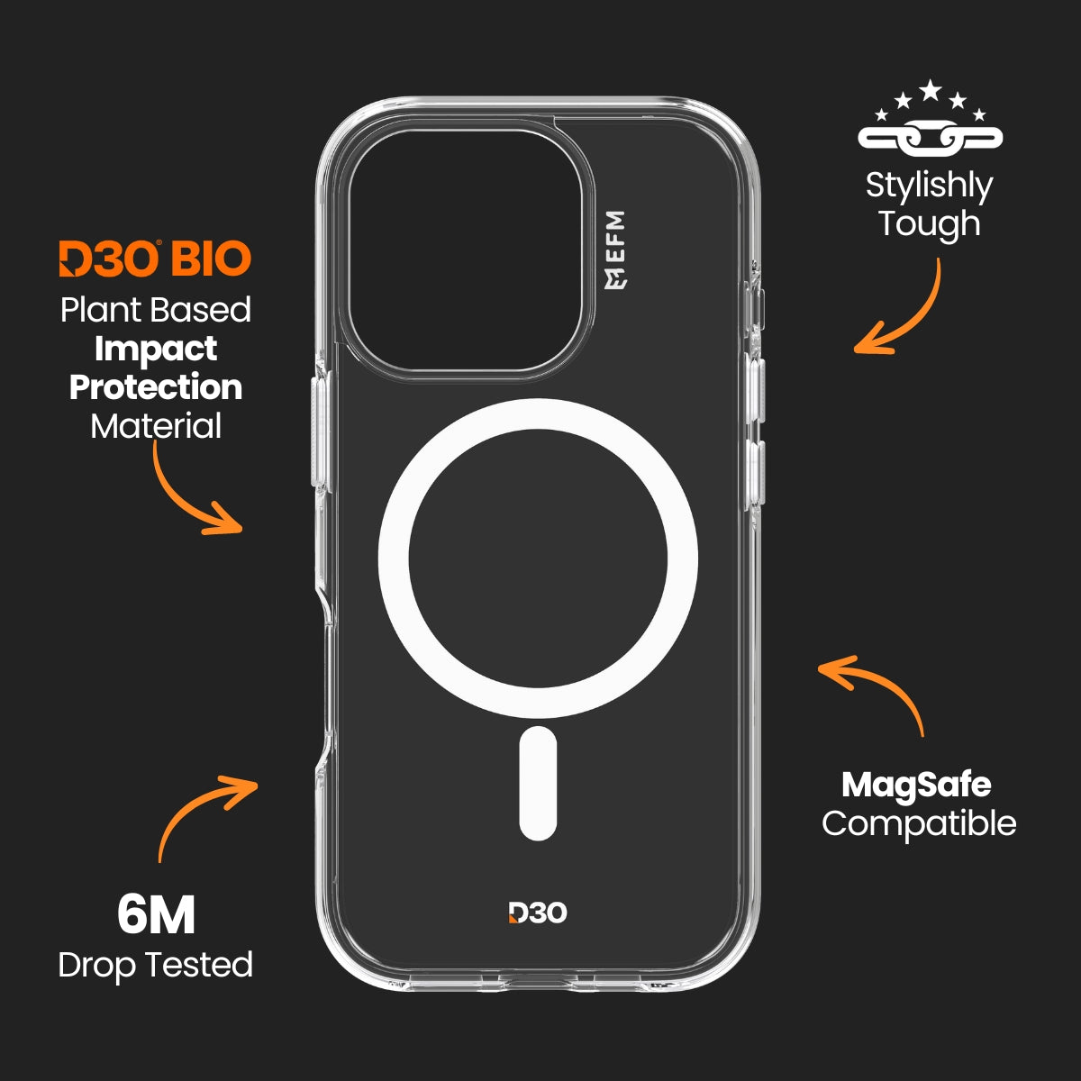 EFM Aspen Case with D3O Bio - EFCDUAE611CLE-2