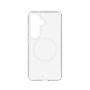 Clear phone case on a white background