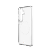 Clear phone case on a white background