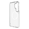 Clear phone case on a white background