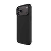 A black protective phone case with a raised camera bumper, shown on a black smartphone against a solid white background.