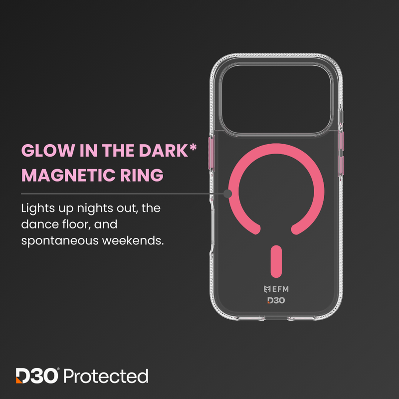 Ibiza Case with Glow In The Dark Ring - iPhone 17 Pro Max