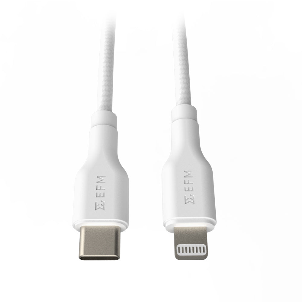 EFM Type-C to Lighting Braided Cable - EFCA3AE938WHI-2