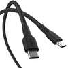 EFM USB-C to USB-C Braided Power and Data 1M Cable - EFCAS1U990BLA-1