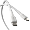 EFM USB-C to USB-C Braided Power and Data 1M Cable - EFCAS1U990WHI-1