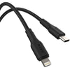 EFM USB-C to Lighting Braided Cable - EFCASAE938BLA-1